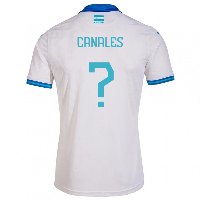 Kandiny Niño Camiseta Honduras Cristian Canales #0 Blanco 1ª Equipación 24-26 La Camisa