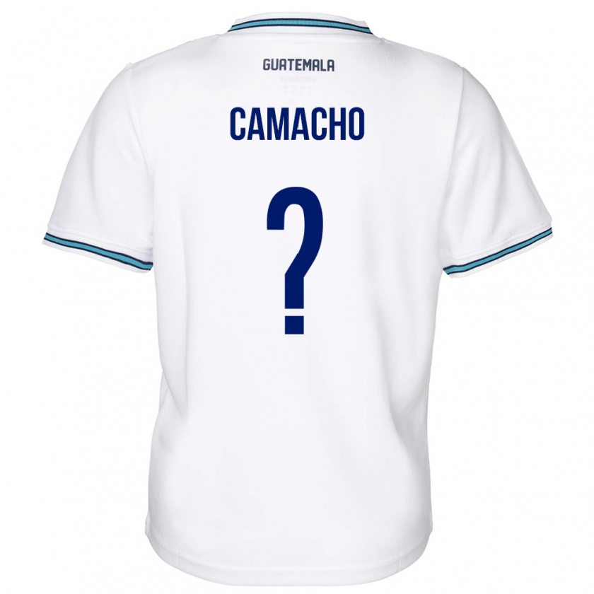 Kandiny Bambino Maglia Guatemala Samuel Camacho #0 Bianco Kit Gara Home 24-26 Maglietta