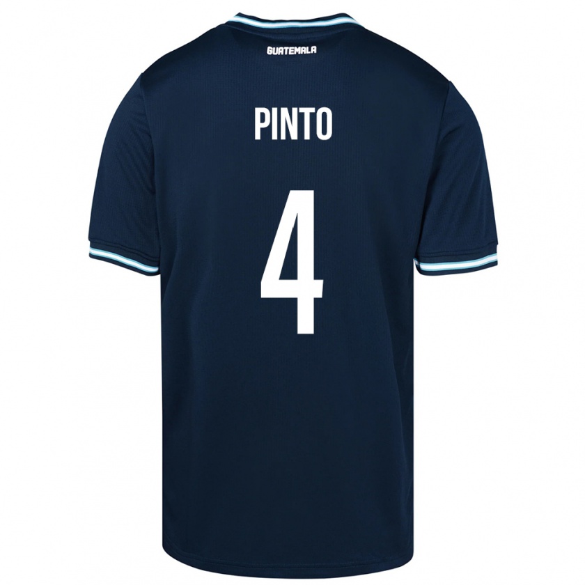 Kandiny Kinderen Guatemala José Carlos Pinto #4 Blauw Uitshirt Uittenue 24-26 T-Shirt België