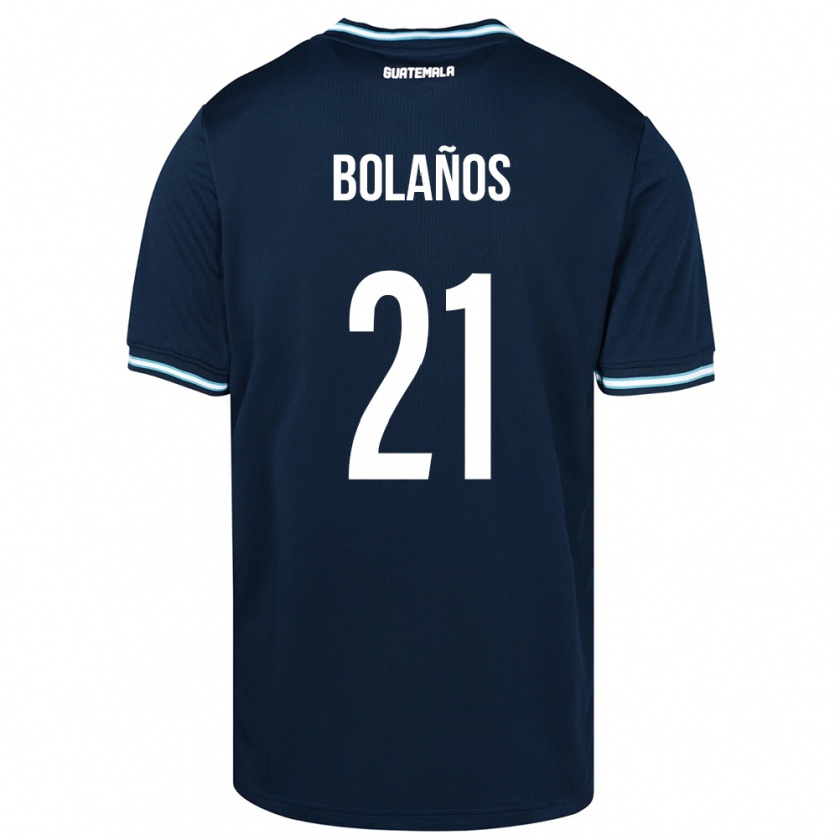 Kandiny Kinderen Guatemala Diego Bolaños #21 Blauw Uitshirt Uittenue 24-26 T-Shirt