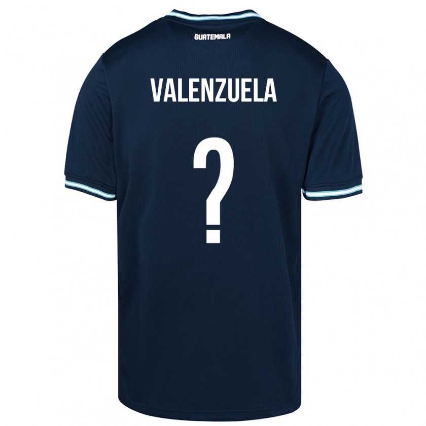 Kandiny Kinder Guatemala Briana Valenzuela #0 Blau Auswärtstrikot Trikot 24-26 T-Shirt Österreich