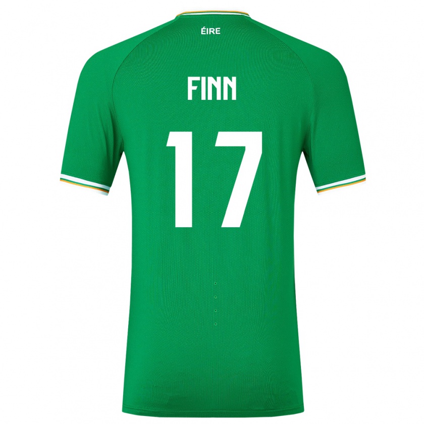 Kandiny Herren Irische Jamie Finn #17 Grün Heimtrikot Trikot 24-26 T-Shirt Österreich