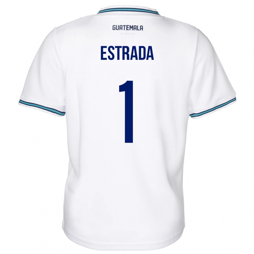 Kandiny Herren Guatemala Alexia Estrada #1 Weiß Heimtrikot Trikot 24-26 T-Shirt Österreich