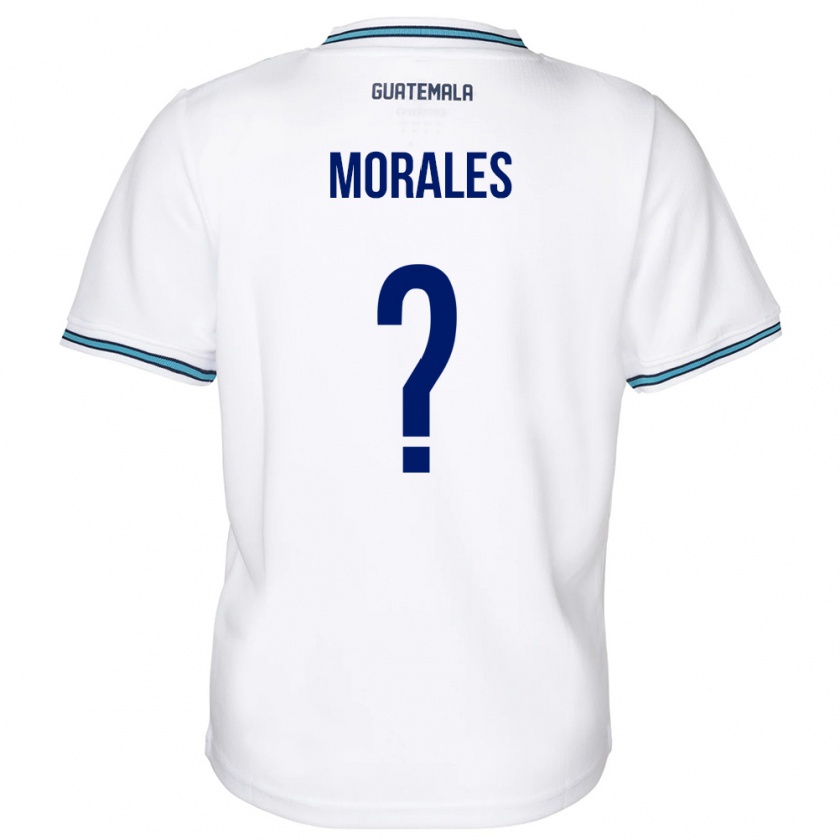 Kandiny Hombre Camiseta Guatemala Karla Morales #0 Blanco 1ª Equipación 24-26 La Camisa