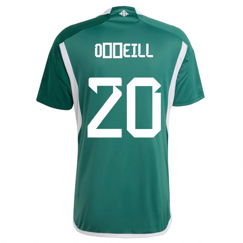 Kandinyメンズ北アイルランドCeadach O’Neill#20緑ホームシャツ24-26ジャージーユニフォーム