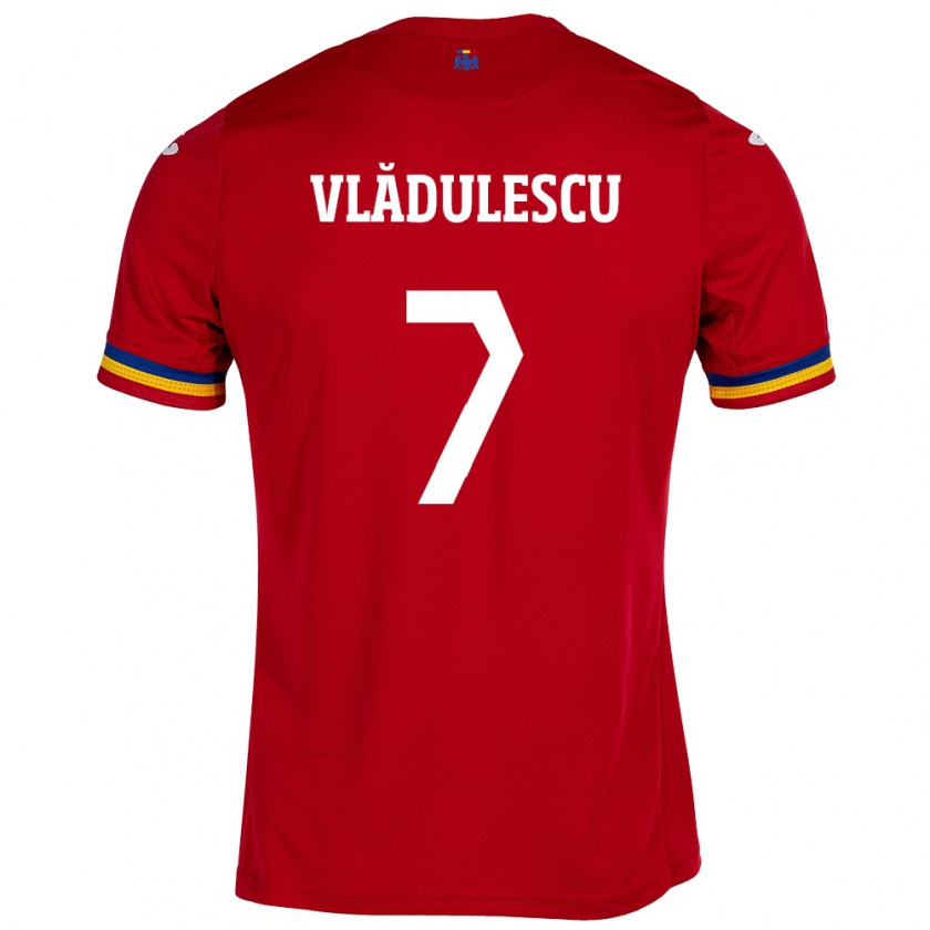 Kandiny Heren Roemenië Ana Maria Vlădulescu #7 Rood Uitshirt Uittenue 24-26 T-Shirt België