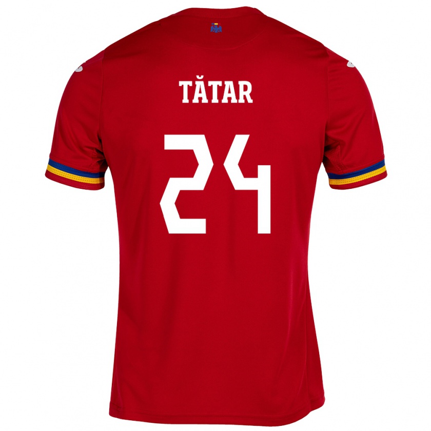 Kandiny Heren Roemenië Mădălina Tătar #24 Rood Uitshirt Uittenue 24-26 T-Shirt België