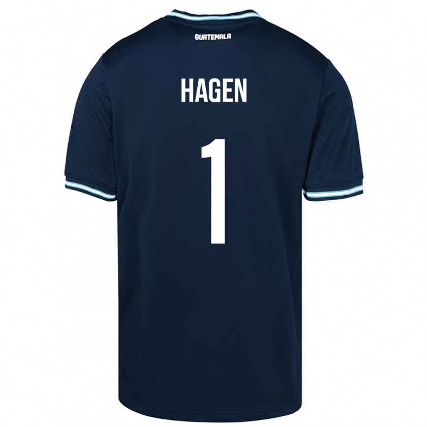 Kandiny Heren Guatemala Nicholas Hagen #1 Blauw Uitshirt Uittenue 24-26 T-Shirt België