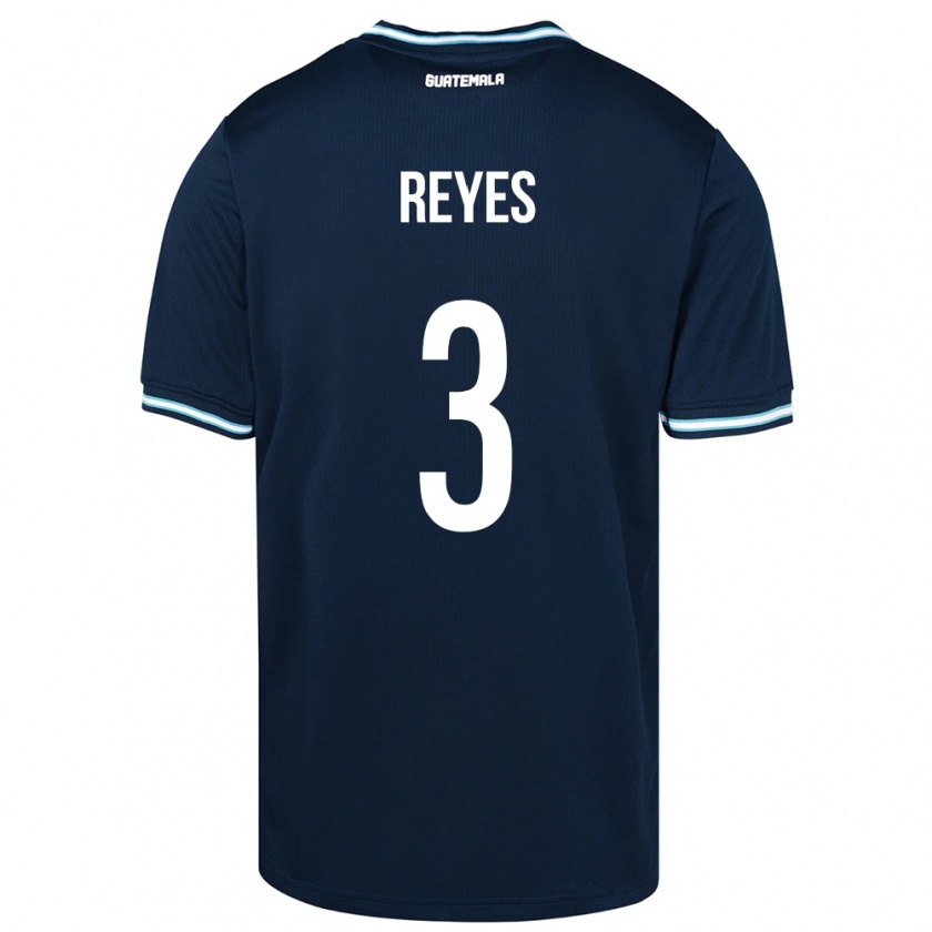 Kandiny Herren Guatemala Martha Reyes #3 Blau Auswärtstrikot Trikot 24-26 T-Shirt Österreich