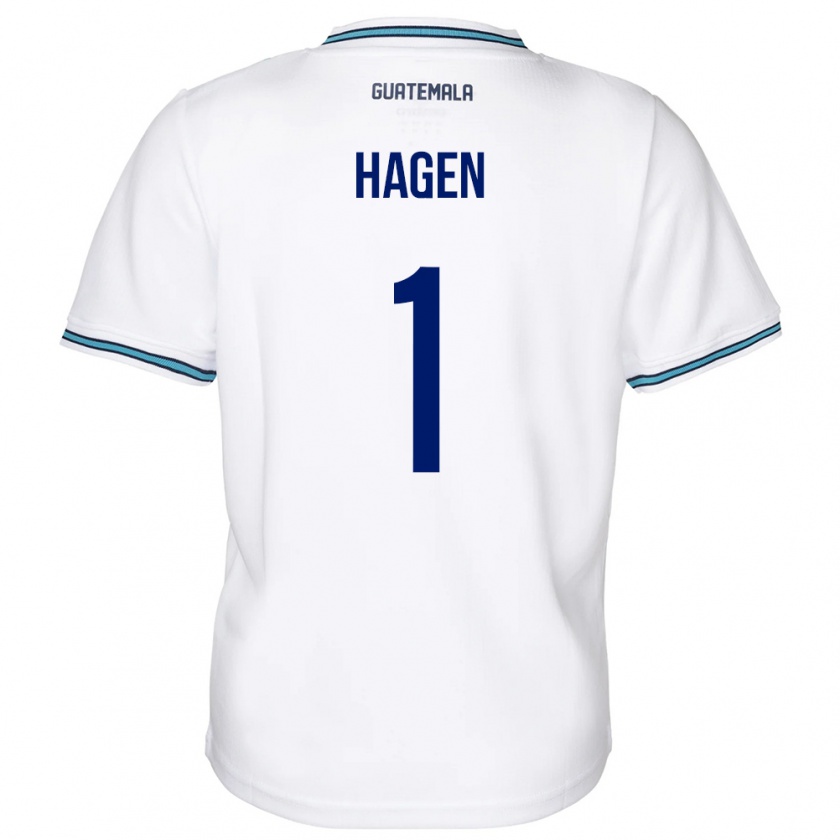 Kandiny Damen Guatemala Nicholas Hagen #1 Weiß Heimtrikot Trikot 24-26 T-Shirt Österreich