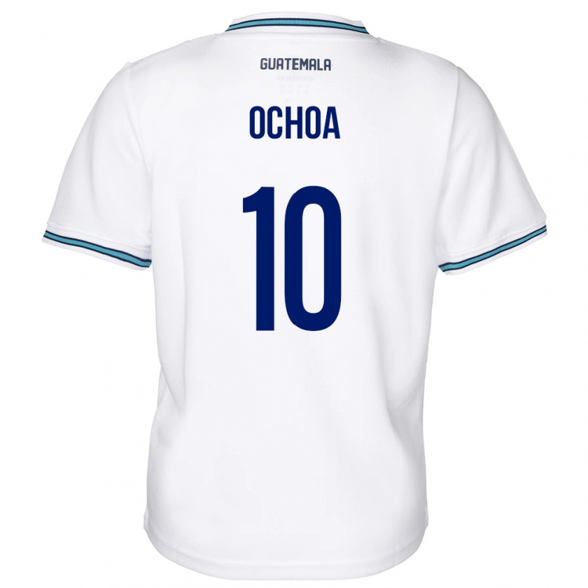 Kandiny Damen Guatemala José Ochoa #10 Weiß Heimtrikot Trikot 24-26 T-Shirt Österreich