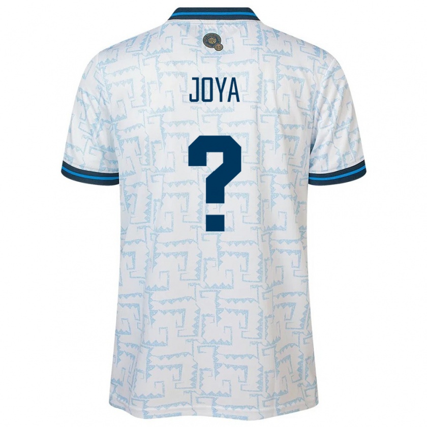 Kandiny Donna Maglia El Salvador Marlon Joya #0 Bianco Kit Gara Away 24-26 Maglietta