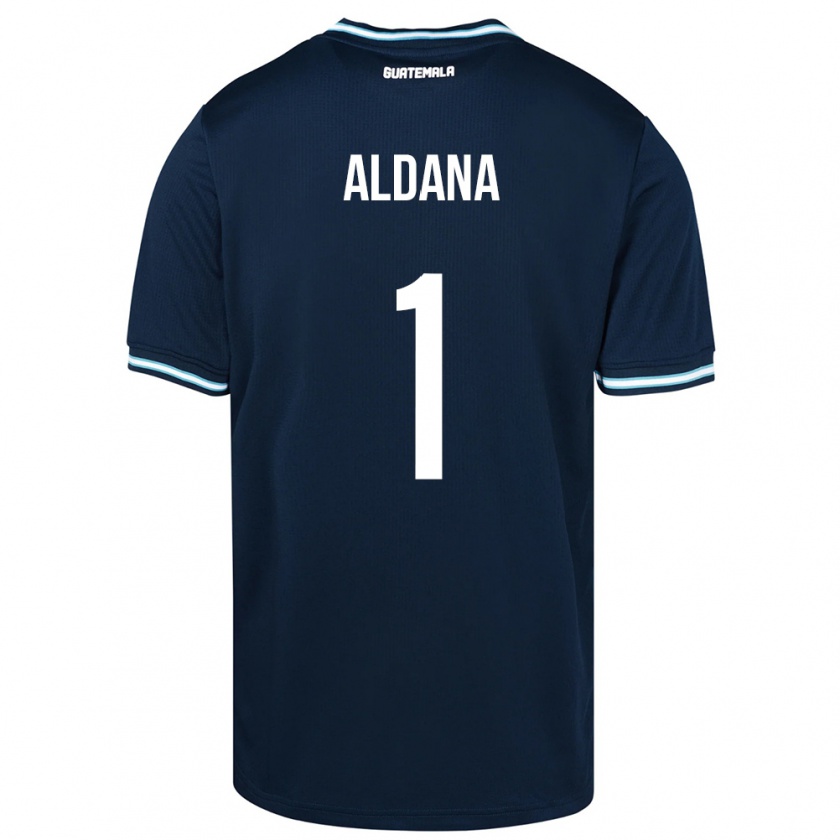 Kandiny Dames Guatemala David Aldana #1 Blauw Uitshirt Uittenue 24-26 T-Shirt