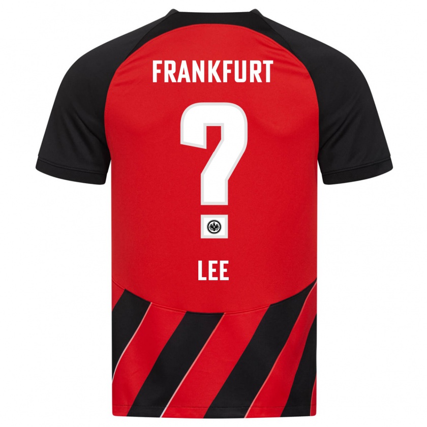 Kandiny Bambino Maglia Seong-Hyun Lee #0 Rosso Nero Kit Gara Home 2023/24 Maglietta