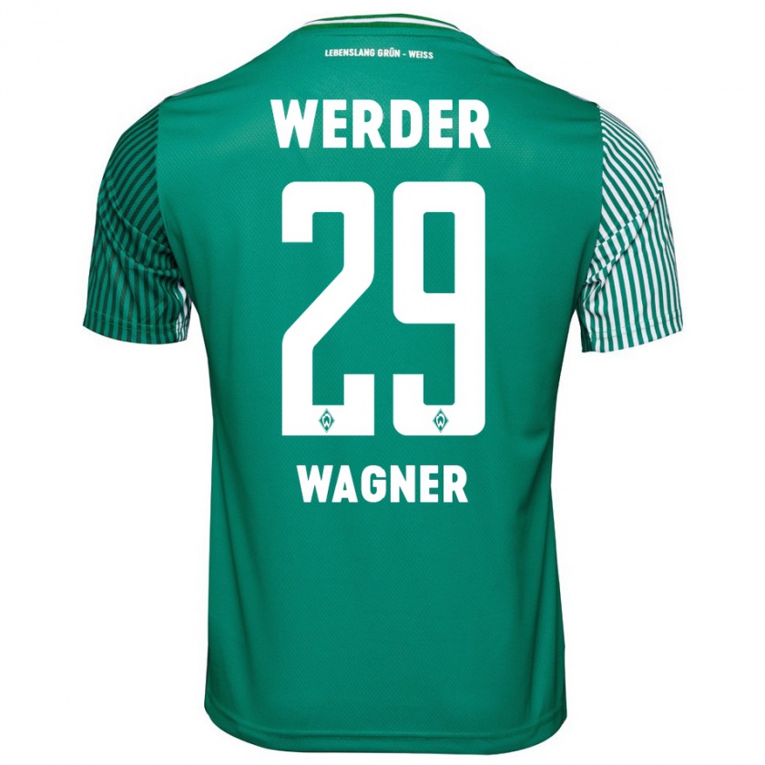 Kandiny Kinder Paul Wagner #29 Grün Heimtrikot Trikot 2023/24 T-Shirt Österreich