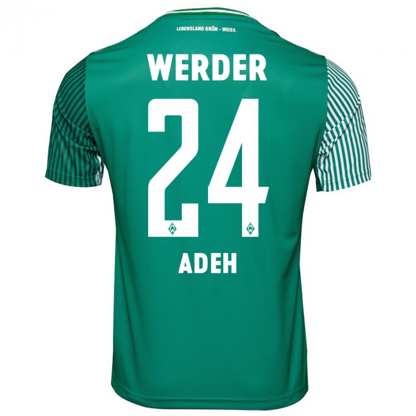 Kandiny Bambino Maglia Bob-Ignatius Adeh #24 Verde Kit Gara Home 2023/24 Maglietta