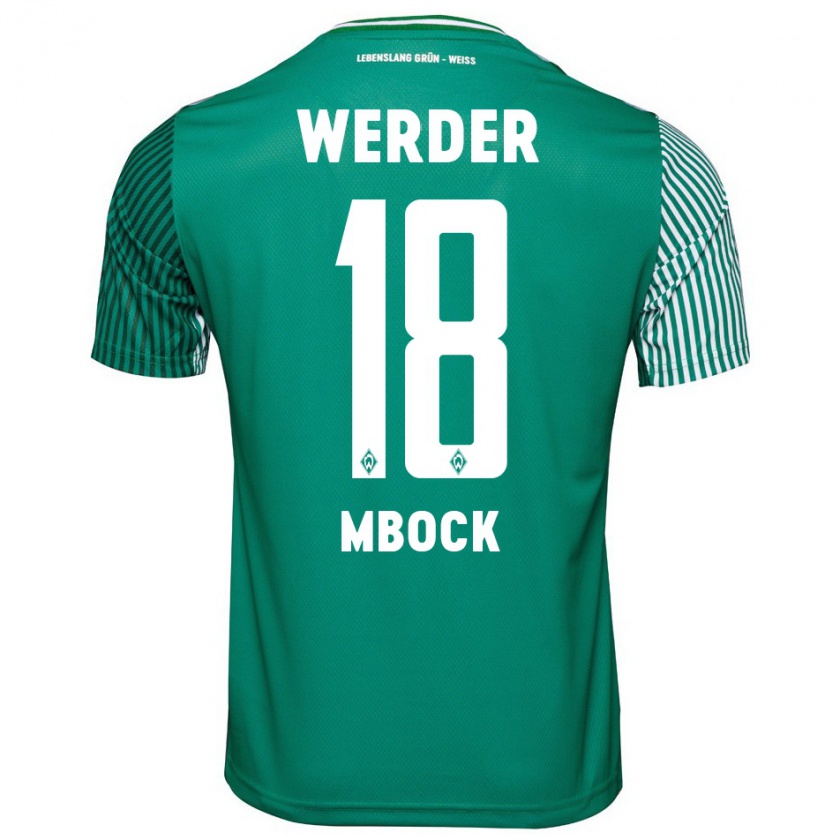 Kandiny Kinder Princewill Mbock #18 Grün Heimtrikot Trikot 2023/24 T-Shirt Österreich