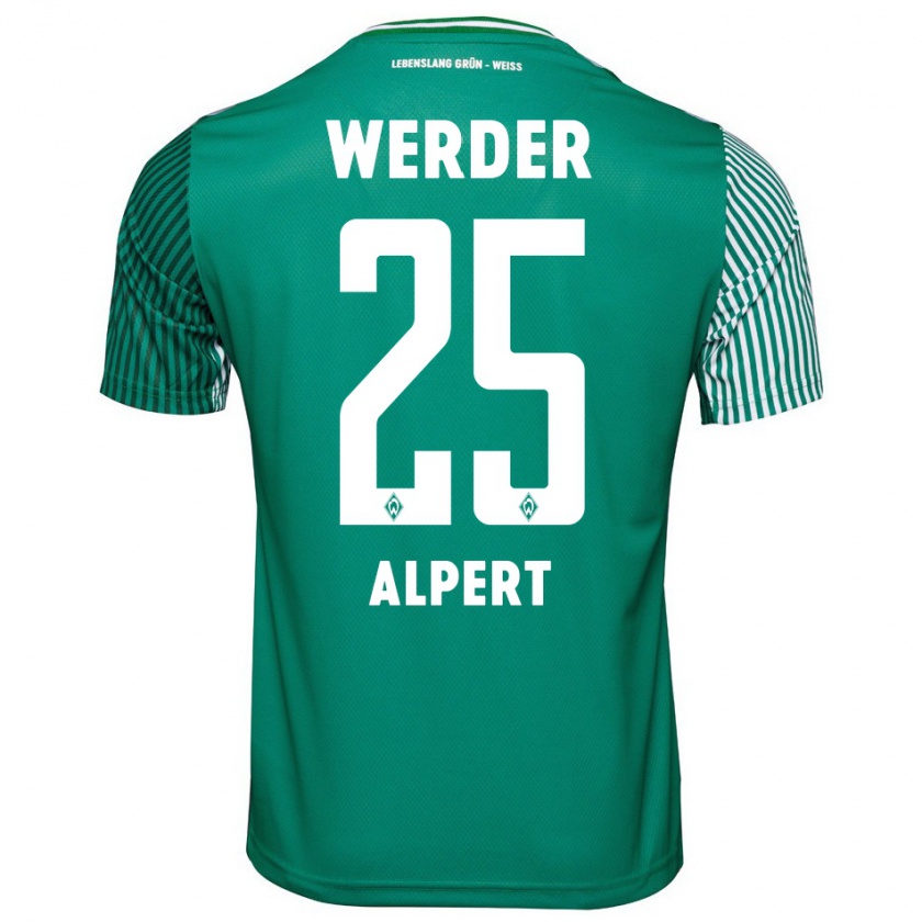 Kandiny Bambino Maglia Marvin Alpert #25 Verde Kit Gara Home 2023/24 Maglietta