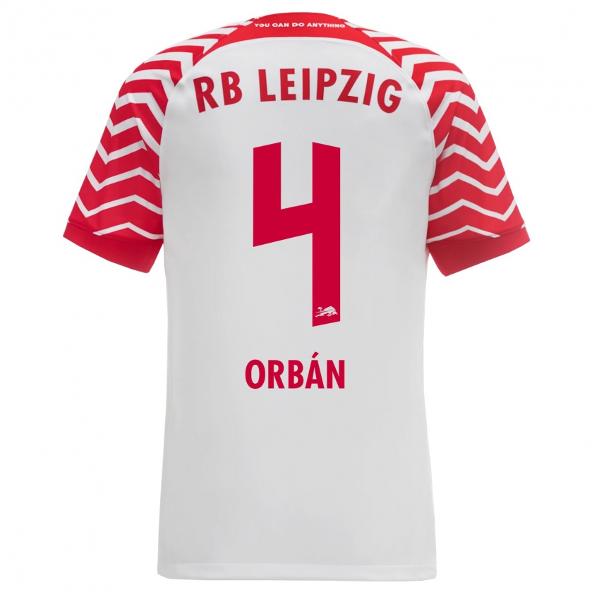 Kandiny Niño Camiseta Willi Orbán #4 Blanco 1ª Equipación 2023/24 La Camisa