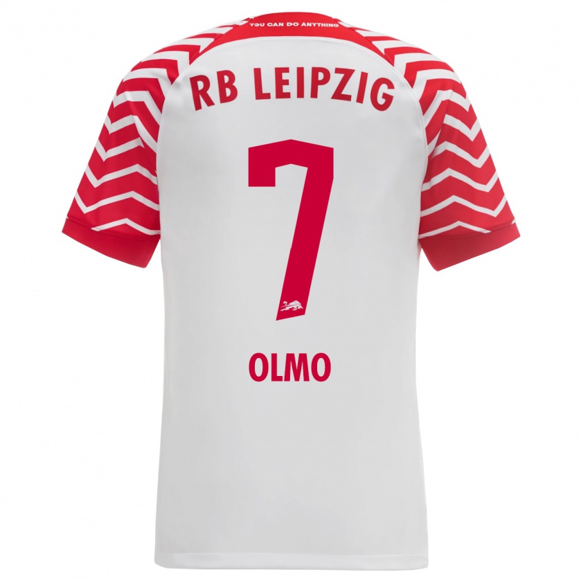 Kandiny Niño Camiseta Dani Olmo #7 Blanco 1ª Equipación 2023/24 La Camisa