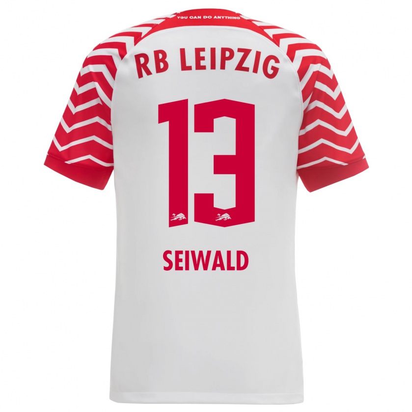 Kandiny Kinderen Nicolas Seiwald #13 Wit Thuisshirt Thuistenue 2023/24 T-Shirt België