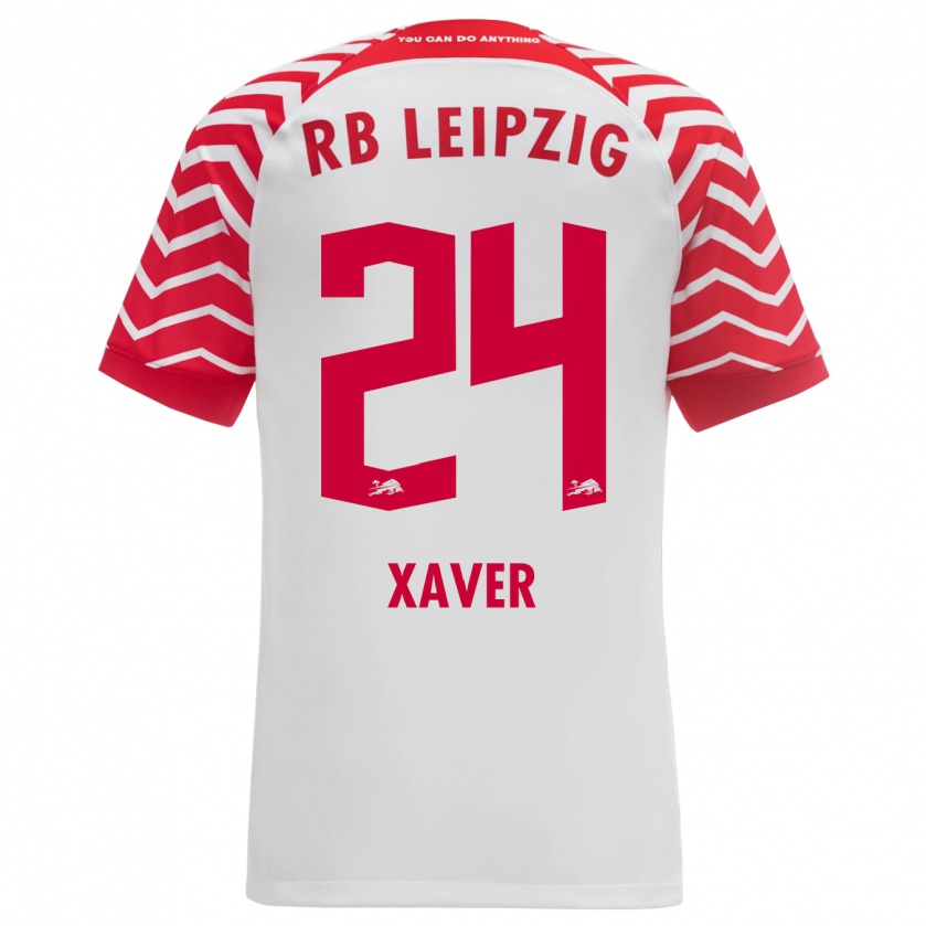 Kandiny Niño Camiseta Xaver Schlager #24 Blanco 1ª Equipación 2023/24 La Camisa