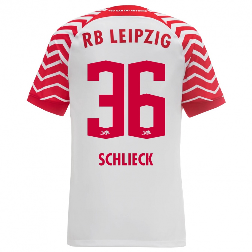 Kandiny Bambino Maglia Timo Schlieck #36 Bianco Kit Gara Home 2023/24 Maglietta