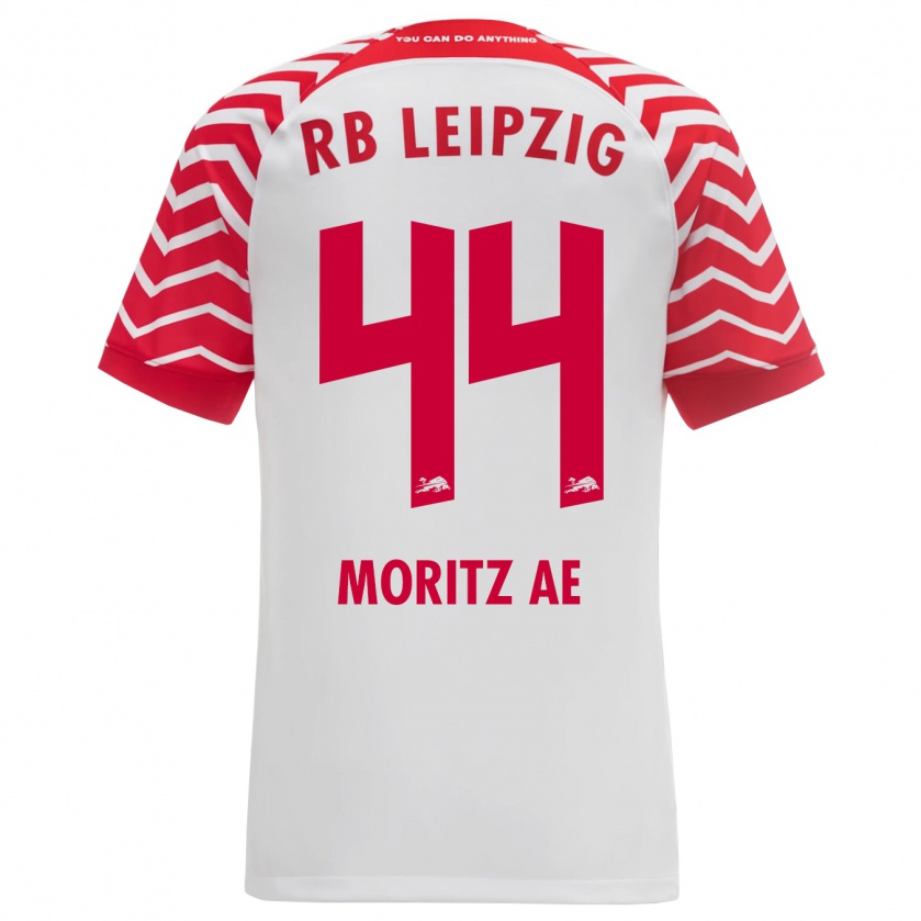 Kandiny Niño Camiseta Moritz Aé #44 Blanco 1ª Equipación 2023/24 La Camisa