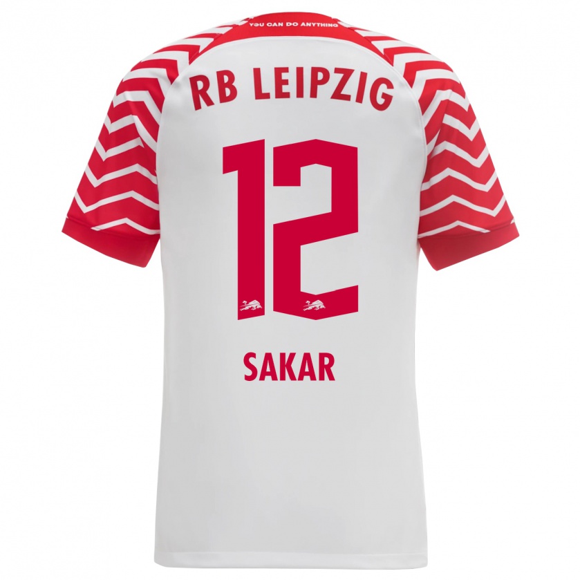 Kandiny Bambino Maglia Faik Sakar #12 Bianco Kit Gara Home 2023/24 Maglietta