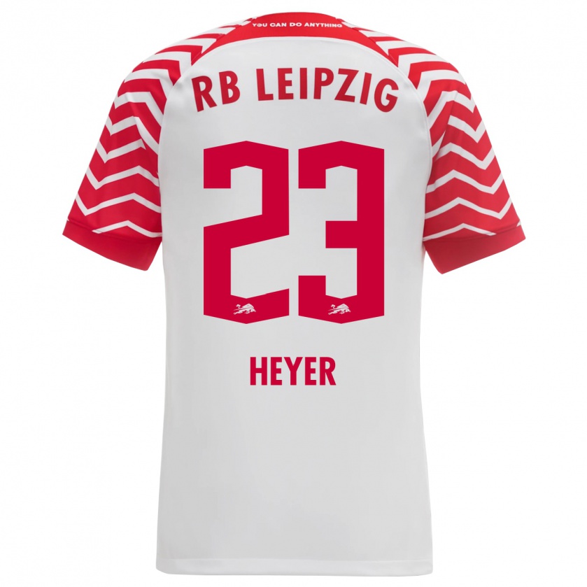 Kandiny Niño Camiseta Friedrich Heyer #23 Blanco 1ª Equipación 2023/24 La Camisa