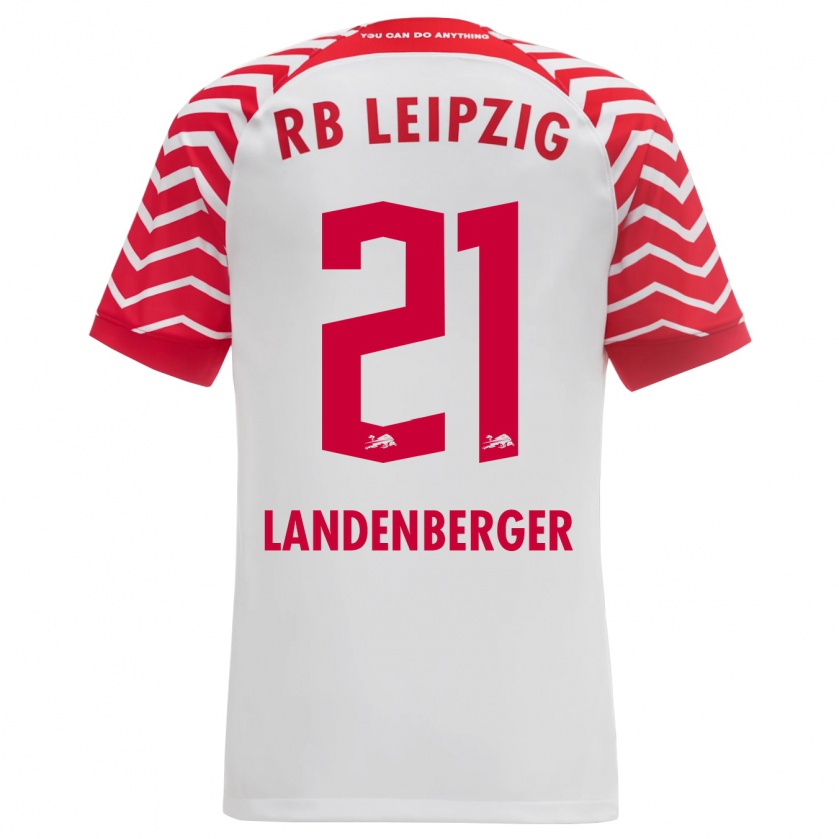 Kandiny Bambino Maglia Julia Landenberger #21 Bianco Kit Gara Home 2023/24 Maglietta