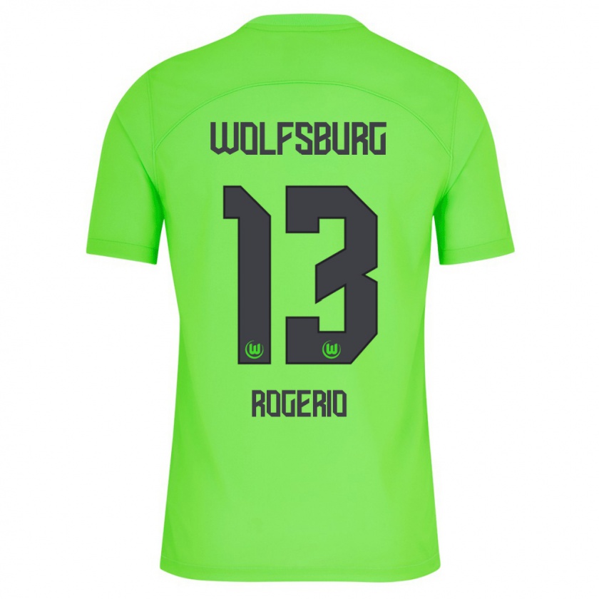 Kandiny Kinder Rogério #13 Grün Heimtrikot Trikot 2023/24 T-Shirt Österreich