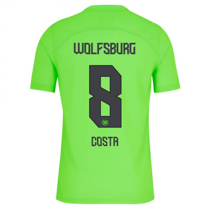 Kandiny Kinder Jesse Costa #8 Grün Heimtrikot Trikot 2023/24 T-Shirt Österreich