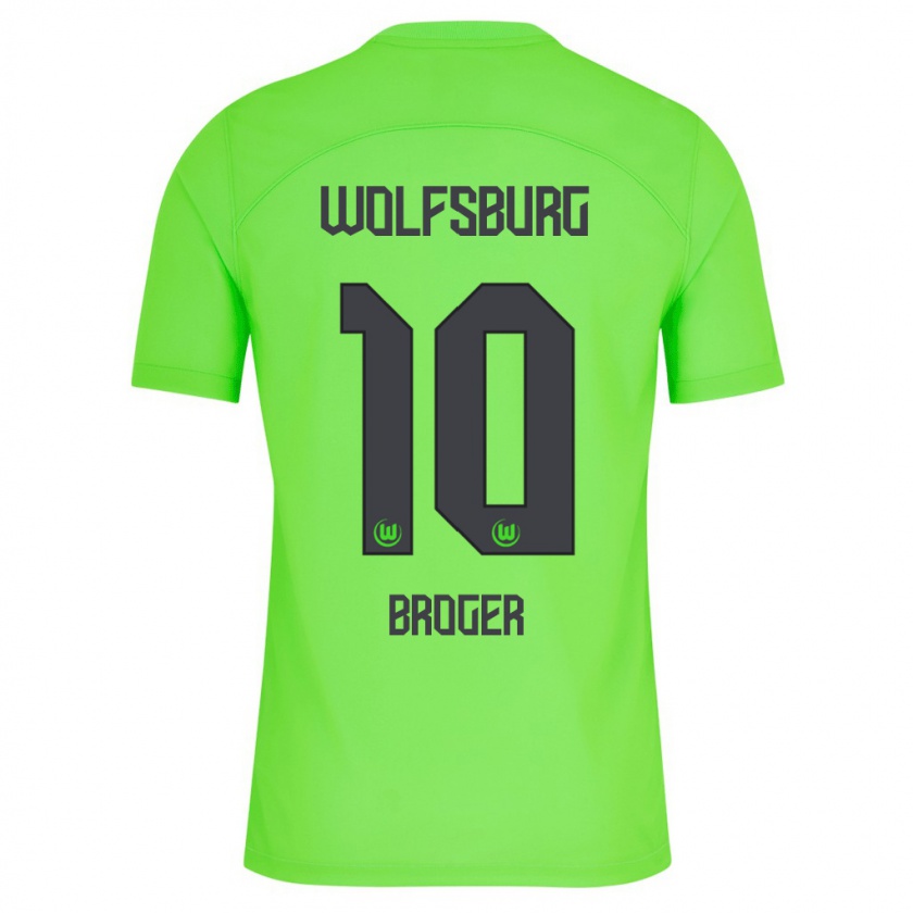 Kandiny Bambino Maglia Bennit Bröger #10 Verde Kit Gara Home 2023/24 Maglietta