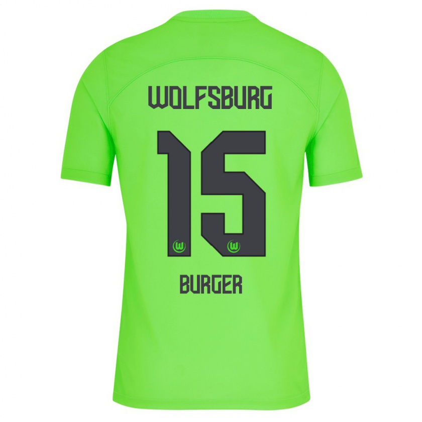 Kandiny Bambino Maglia Jan Bürger #15 Verde Kit Gara Home 2023/24 Maglietta