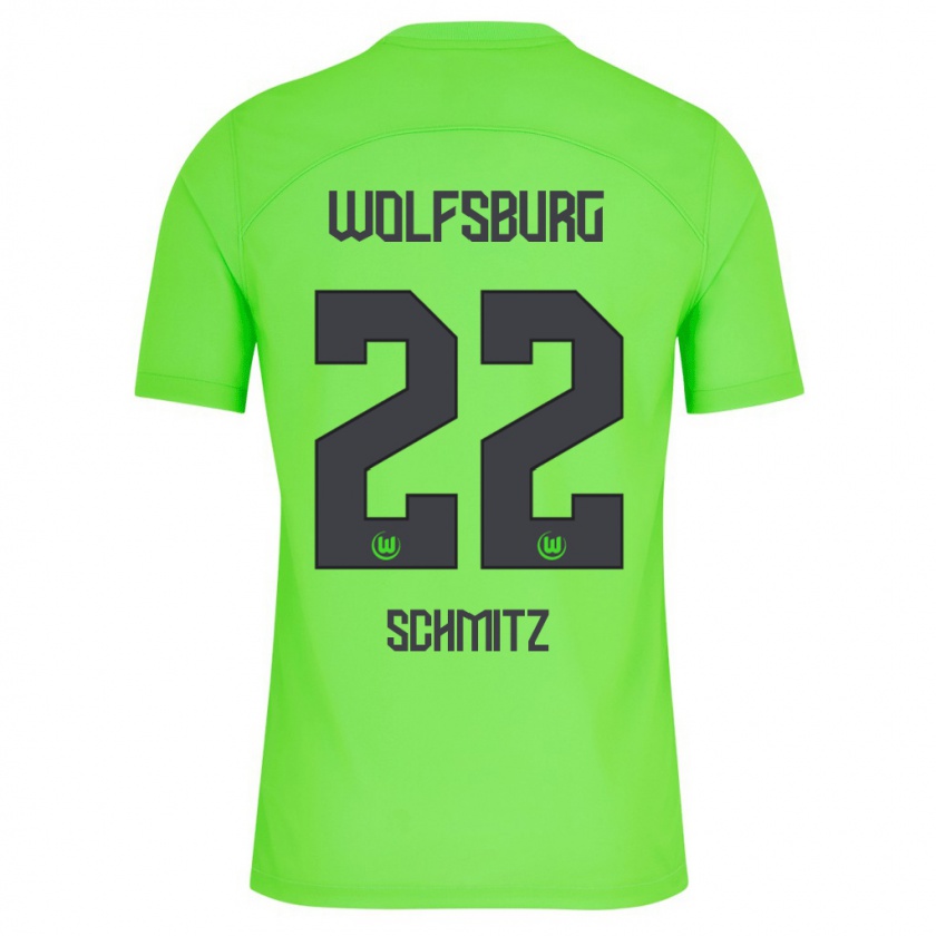 Kandiny Bambino Maglia Lisa Schmitz #22 Verde Kit Gara Home 2023/24 Maglietta