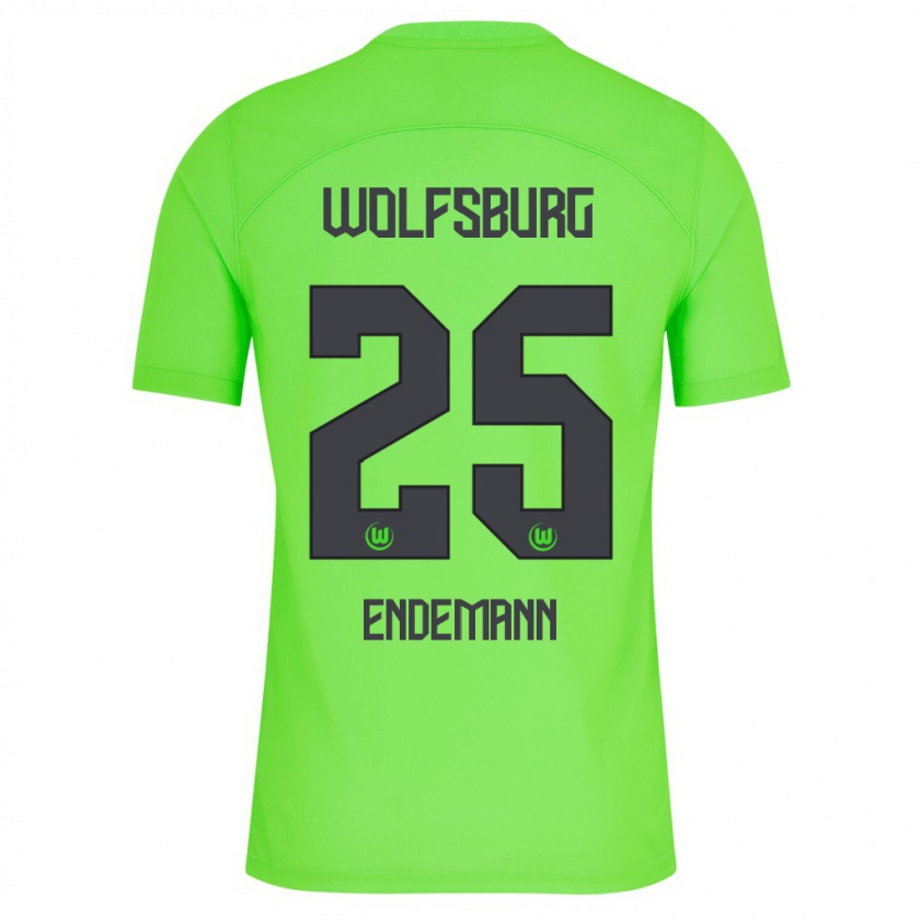 Kandiny Bambino Maglia Vivien Endemann #25 Verde Kit Gara Home 2023/24 Maglietta