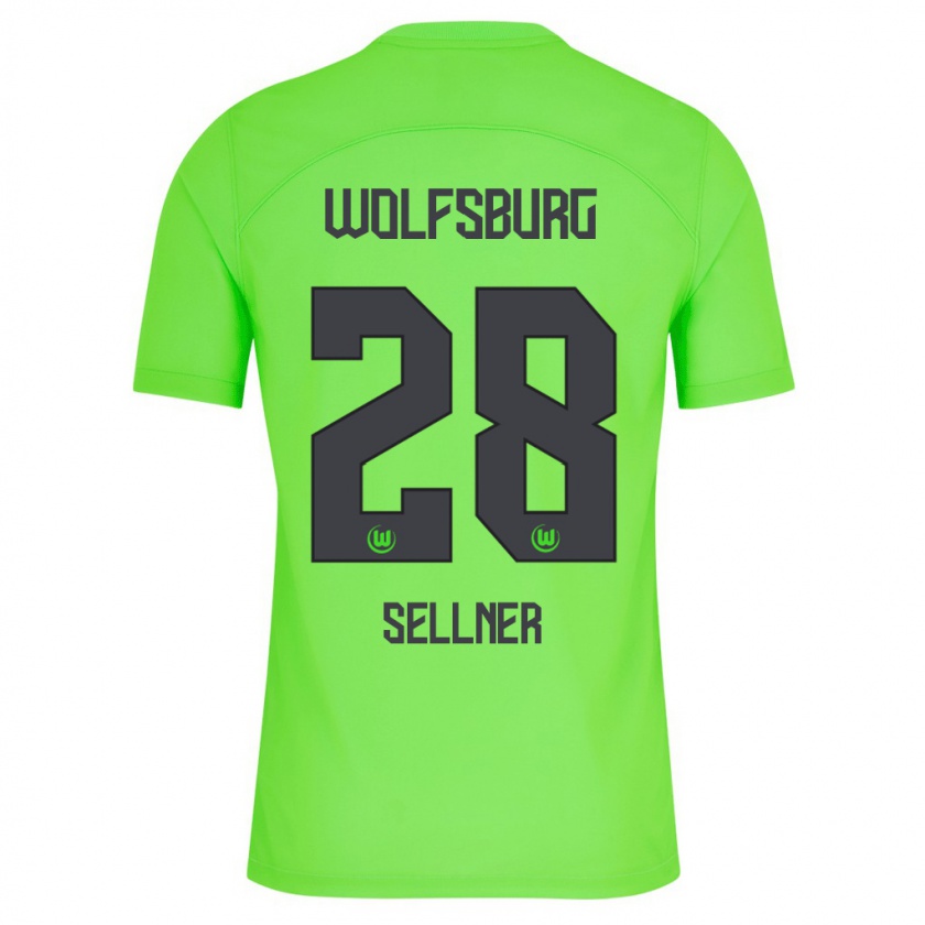 Kandiny Kinder Tabea Sellner #28 Grün Heimtrikot Trikot 2023/24 T-Shirt Österreich