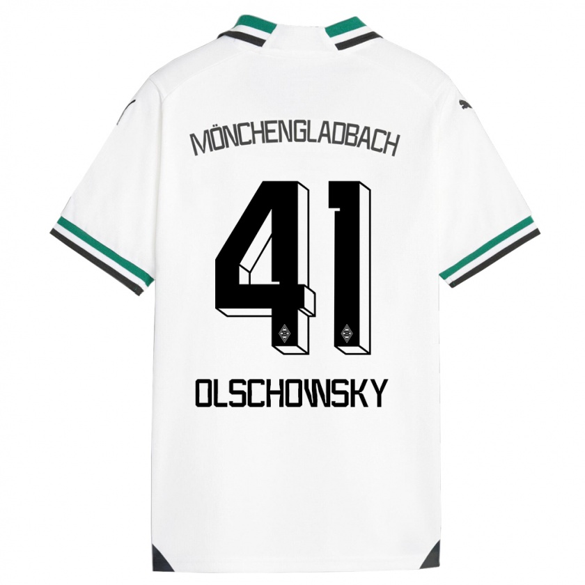 Kandiny Kinder Jan Olschowsky #41 Weiß Grün Heimtrikot Trikot 2023/24 T-Shirt Österreich