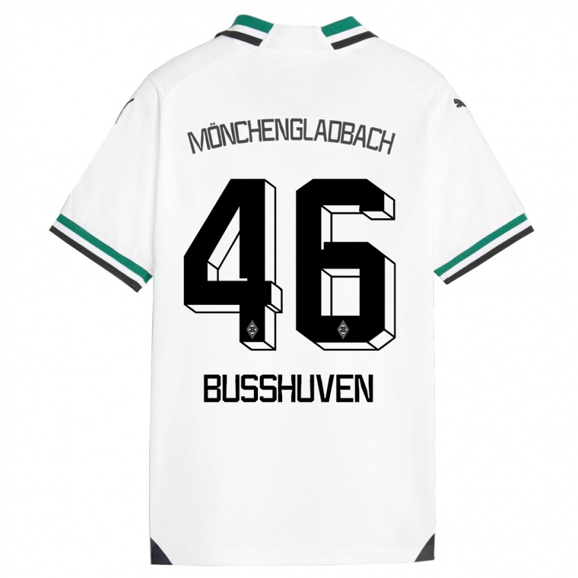 Kandiny Kinder Alina Busshuven #46 Weiß Grün Heimtrikot Trikot 2023/24 T-Shirt Österreich