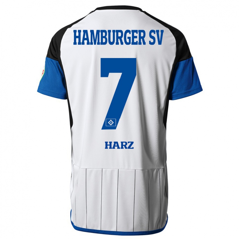 Kandiny Bambino Maglia Theo Harz #7 Bianco Kit Gara Home 2023/24 Maglietta