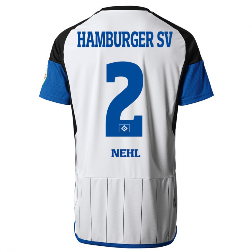 Kandiny Bambino Maglia Julius Nehl #2 Bianco Kit Gara Home 2023/24 Maglietta