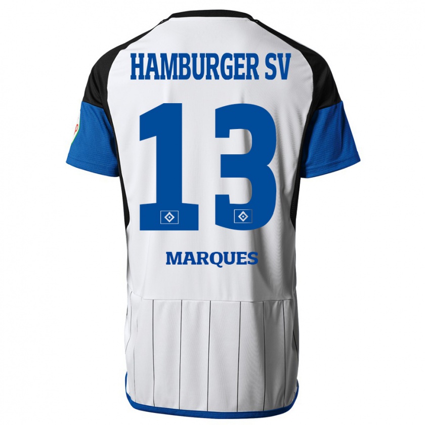 Kandiny Bambino Maglia Alex Da Graca Marques #13 Bianco Kit Gara Home 2023/24 Maglietta