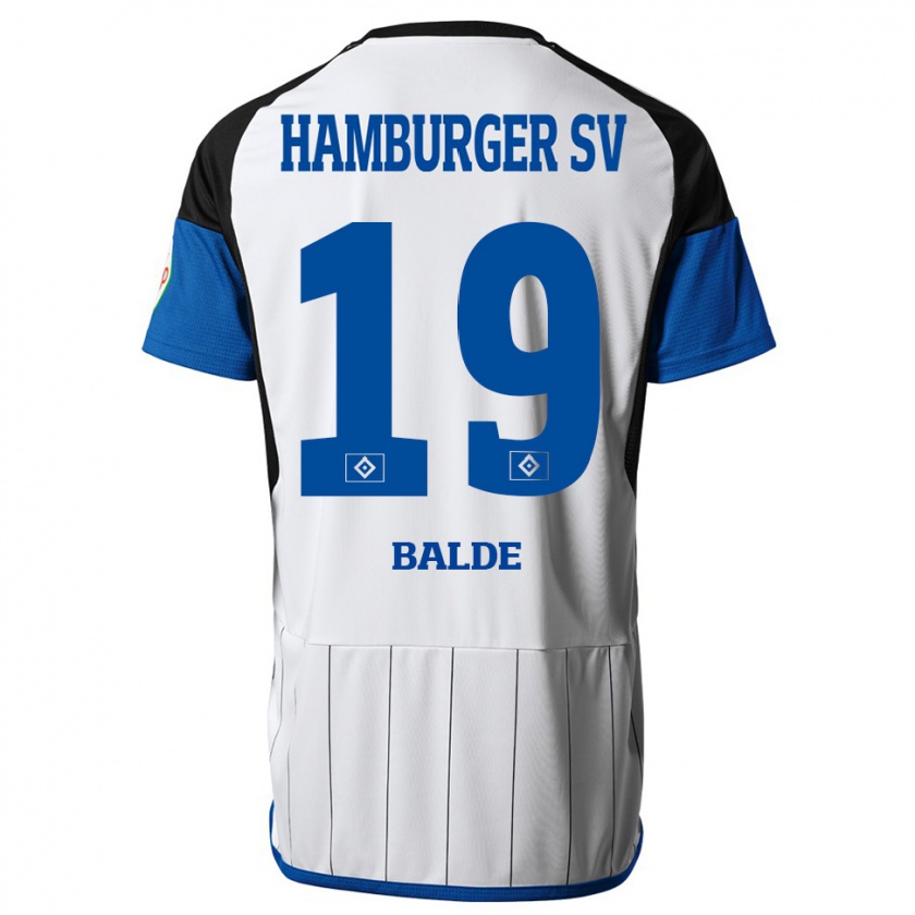 Kandiny Bambino Maglia Saido Balde #19 Bianco Kit Gara Home 2023/24 Maglietta