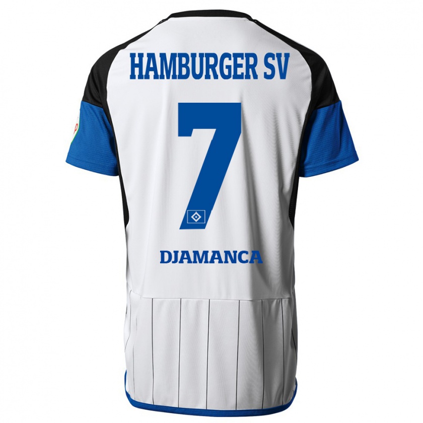 Kandiny Kinder Ismaila Djamanca #7 Weiß Heimtrikot Trikot 2023/24 T-Shirt Österreich