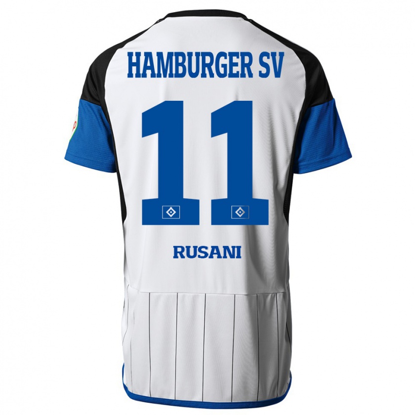 Kandiny Bambino Maglia Yasin Rusani #11 Bianco Kit Gara Home 2023/24 Maglietta