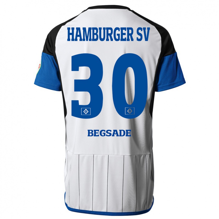 Kandiny Kinderen Soheil Begsade #30 Wit Thuisshirt Thuistenue 2023/24 T-Shirt België