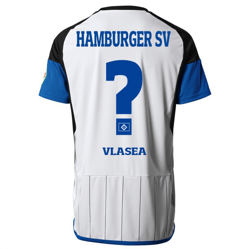 Kandiny Bambino Maglia Lucian-Octavian Vlasea #0 Bianco Kit Gara Home 2023/24 Maglietta