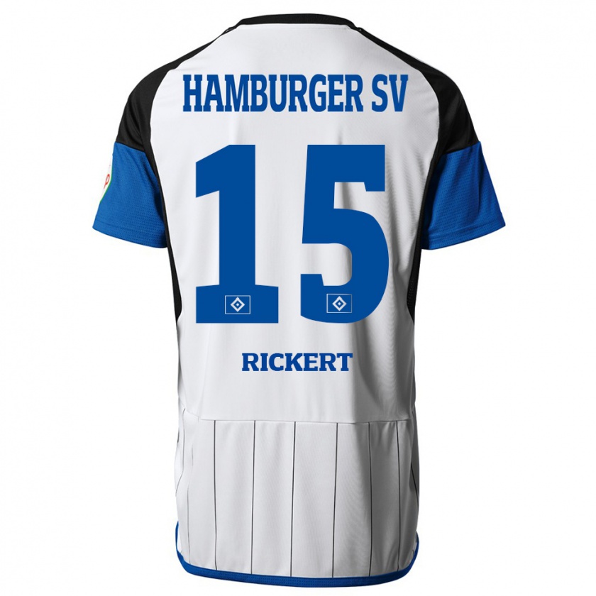 Kandiny Bambino Maglia Manja Rickert #15 Bianco Kit Gara Home 2023/24 Maglietta