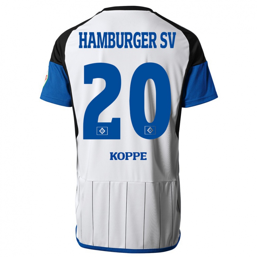 Kandiny Kinderen Katharina Köppe #20 Wit Thuisshirt Thuistenue 2023/24 T-Shirt België